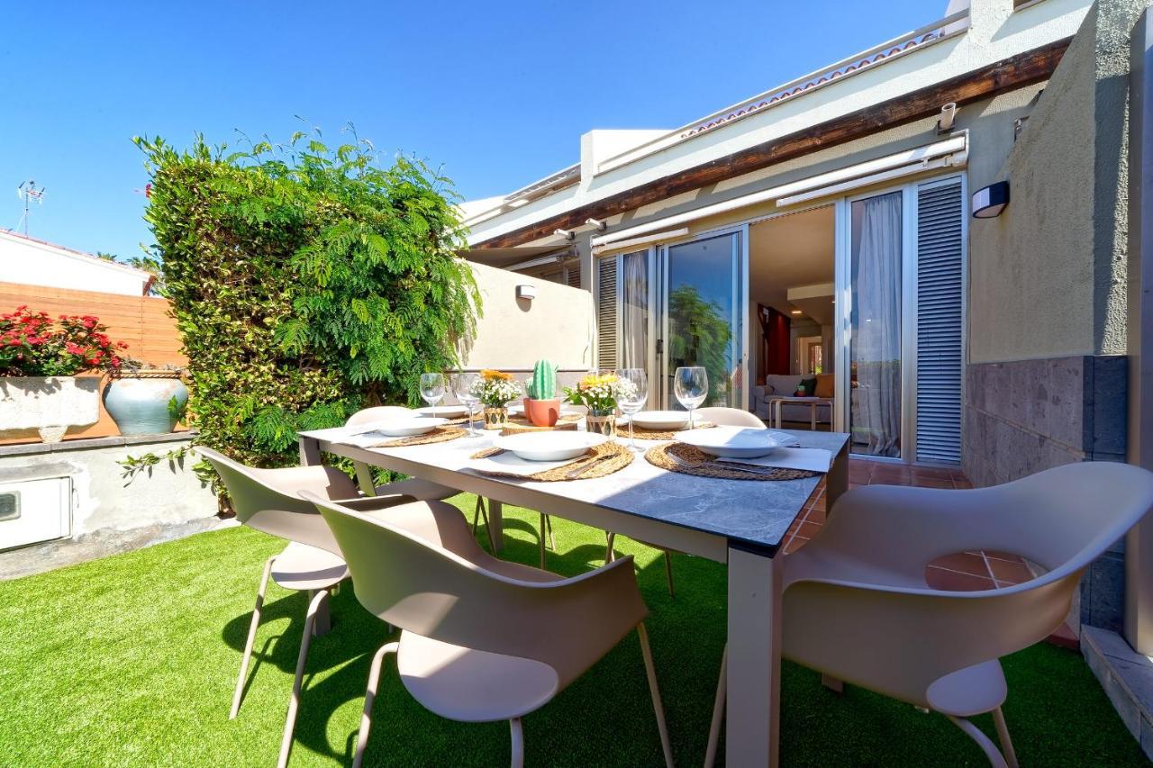 Villa Maya By Maspalomas Holiday Villas 帕斯托布兰克 外观 照片